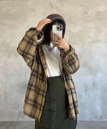 フランネルチェックシャツ