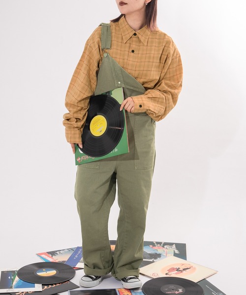 kutir（クティール）の「フランネルチェックシャツ（シャツ/ブラウス・レディース・グレー/サックスブルー/その他/イエロー/グリーン・FREE）」の14枚目の写真