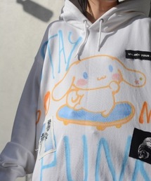 レア ゲルニカ シナモロール ペイント トレーナー guernika×Sanrio characters】Hand Painted Hoodie / シナモロール
