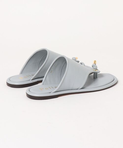 pelleterno(ペレテルノ)の「【Pelleterno】ソフトレザーサンダル(サンダル・レディース・ブルー・37/38)」の3枚目の写真