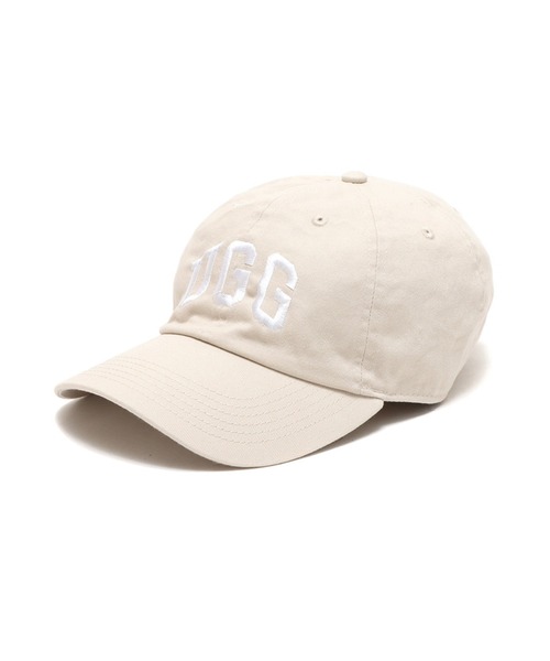 UGG(アグ)の「UGG@mos US 刺繍ロゴ CAP / アグ ユーエス シシュウロゴ キャップ(キャップ・レディース・ホワイト/ベージュ/ネイビー・FREE)」の2枚目の写真