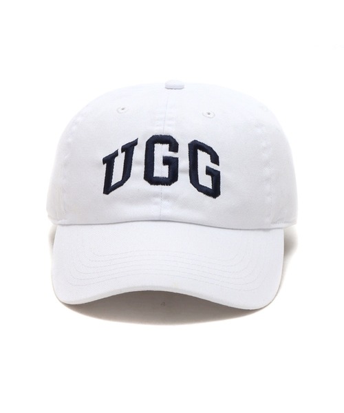 UGG(アグ)の「UGG@mos US 刺繍ロゴ CAP / アグ ユーエス シシュウロゴ キャップ(キャップ・レディース・ホワイト/ベージュ/ネイビー・FREE)」の9枚目の写真