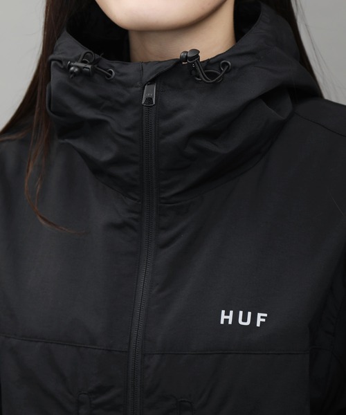 HUF（ハフ）の「HUF / ハフ ESSENTIALS ZIP STANDARD SHELL ナイロン マウンテンパーカー（マウンテンパーカー・メンズ・ブラック・SMALL/MEDIUM/LARGE/X-LARGE/XX-LARGE）」の11枚目の写真