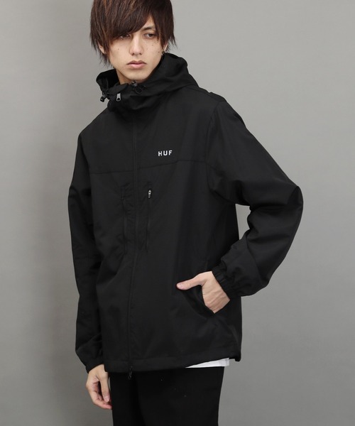 HUF（ハフ）の「HUF / ハフ ESSENTIALS ZIP STANDARD SHELL ナイロン マウンテンパーカー（マウンテンパーカー・メンズ・ブラック・SMALL/MEDIUM/LARGE/X-LARGE/XX-LARGE）」の22枚目の写真