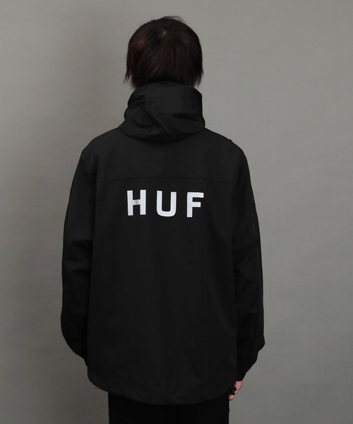 HUF（ハフ）の「HUF / ハフ ESSENTIALS ZIP STANDARD SHELL ナイロン マウンテンパーカー（マウンテンパーカー・メンズ・ブラック・SMALL/MEDIUM/LARGE/X-LARGE/XX-LARGE）」の21枚目の写真