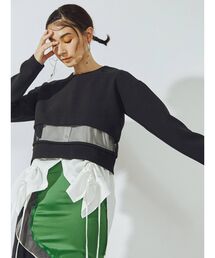 UN3D. | シアーミックストップ(Tシャツ/カットソー)