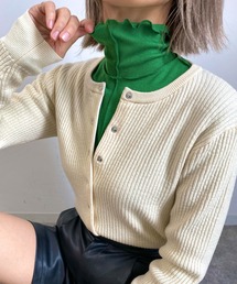 MLI'A | ハイネックメロウカットトップス(Tシャツ/カットソー)