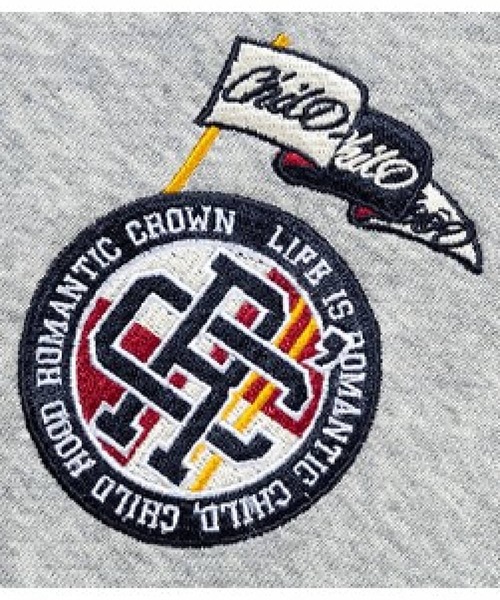 ROMANTIC CROWN（ロマンティッククラウン）の「【UNISEX】ROMANTIC CROWN／CLUB FLAGパーカー  2219748（パーカー・レディース・カーキ/ネイビー/グレー・LARGE/X-LARGE/MEDIUM）」の8枚目の写真