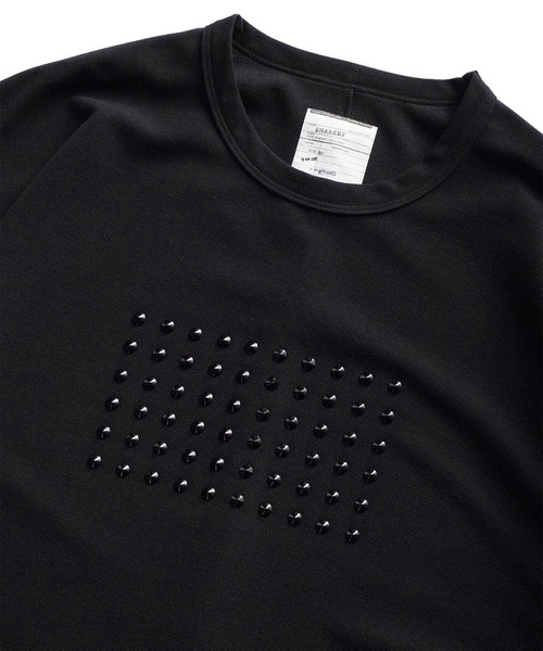 SHAREEF(シャリーフ)の「GEORGETTE JQ STUDS PT BIG-T(Tシャツ/カットソー・メンズ・ブラック/グリーン/ホワイト系その他/チャコール/ホワイト・1/2)」の18枚目の写真