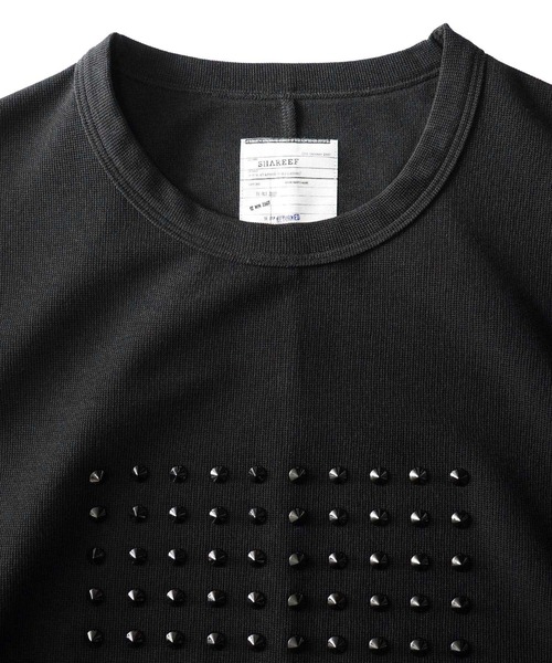 SHAREEF(シャリーフ)の「GEORGETTE JQ STUDS PT BIG-T(Tシャツ/カットソー・メンズ・ブラック/グリーン/ホワイト系その他/チャコール/ホワイト・1/2)」の16枚目の写真