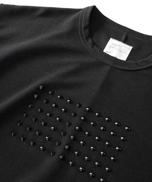 SHAREEF(シャリーフ)の「GEORGETTE JQ STUDS PT BIG-T(Tシャツ/カットソー・メンズ・ブラック/グリーン/ホワイト系その他/チャコール/ホワイト・1/2)」の15枚目の写真