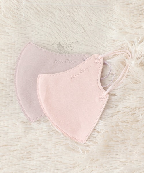 one after another NICE CLAUP（ワンアフターアナザーナイスクラップ）の「ナイスクラップオリジナルカラー！艶っぽ不織布マスク（各色４枚入り）（マスク・レディース・ベージュ/ピンク/スモークピンク/ラベンダー/ミント・FREE）」の4枚目の写真