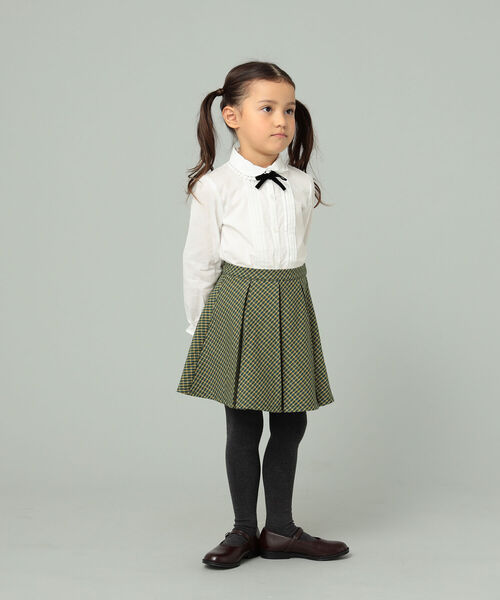 B:MING by BEAMS(ビーミングバイビームス)の「B:MING by BEAMS / CEREMONY TR チェック スカート(100~130cm)(スカート・キッズ・ネイビー/グリーン・100/110/120/130)」の15枚目の写真