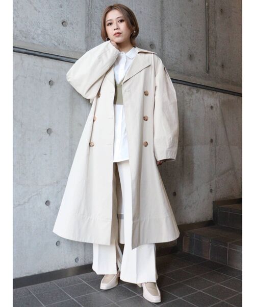 MURUA（ムルーア）の「バックシアートレンチコート（トレンチ