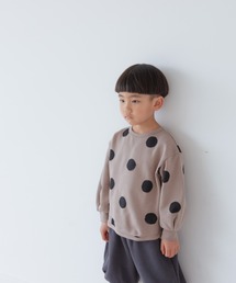LOWRYS FARM | ウラケドットプリントプルオーバー　256251(スウェット)
