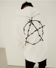 SINCITY | 『SINCITY/シンシティ』WIRE ANRACHY HOODIE/ワイヤーアナーキーデザイン プルオーバーパーカー(パーカー)