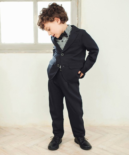 BRANSHES(ブランシェス)の「【キメ服】フォーマルロングパンツ(スーツパンツ・キッズ・ネイビー/グレー・110cm/120cm/130cm)」の21枚目の写真