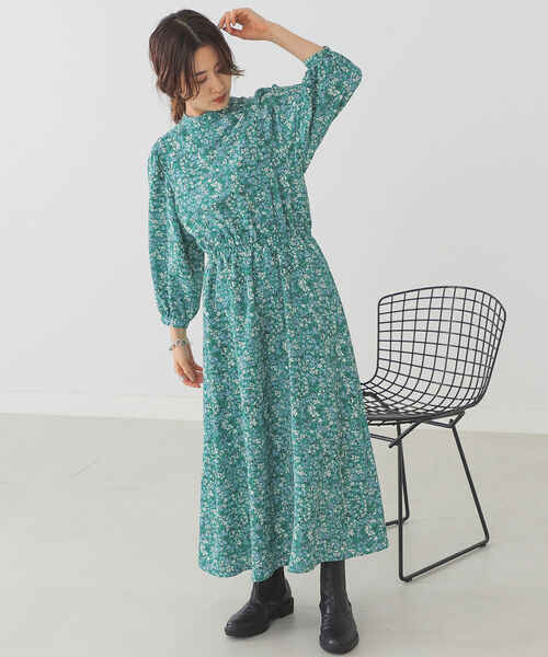B:MING by BEAMS（ビーミングバイビームス）の「B:MING by BEAMS / フラワープリント ワンピース 22SS（ワンピース・レディース・ブラック系その他/グリーン系その他・SMALL/MEDIUM）」の16枚目の写真