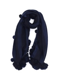 DRESSLAVE | JANE CARR / the pom-pom scarf(ポンポン付きロングマフラー)(マフラー)