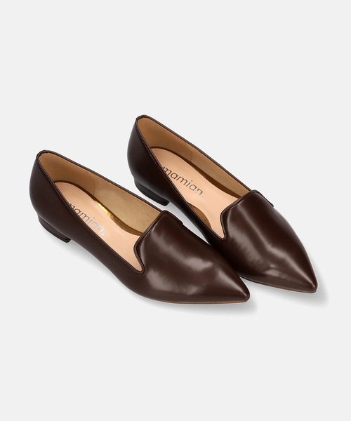 MAMIAN(マミアン)の「オペラ デザイン フラットシューズ(ローファー・レディース・ブラック系その他/レオパード/パイソン/ダークブラウン・24.5cm/25.0cm/23.0cm/24.0cm/22.5cm/23.5cm)」の14枚目の写真