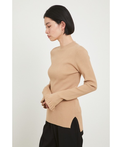 ★美品・完売★HeRIN.CYE / カフ フリルミドルネックトップス HeRIN.CYE（ヘリンドットサイ）の「Cuff frill middle neck tops