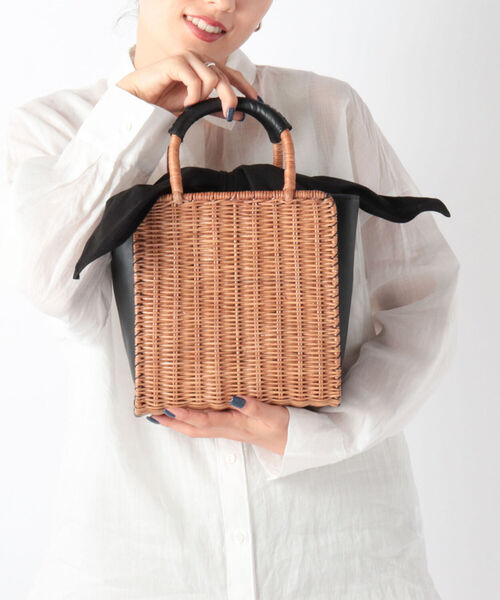 The Bagmati（ザバグマティ）の「【BAGMATI/ バグマティ】スクエアかご（かごバッグ・レディース・キャメル・FREE）」の10枚目の写真