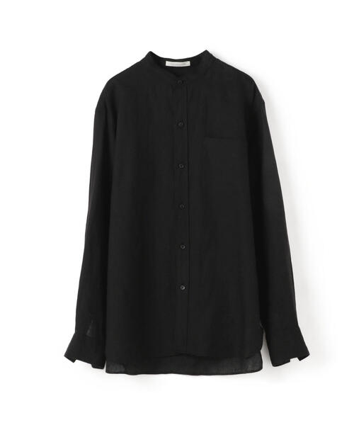 【LEMAIRE】OFFICER COLLAR SHIRT バンドカラーシャツ LEMAIRE】OFFICER COLLAR SHIRT バンドカラーシャツ アウトレット