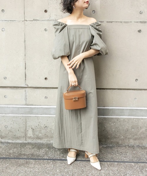 RANDA（ランダ）の「ボリュームスリーブマキシワンピース（ワンピース