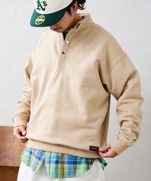 UNIVERSAL OVERALL | 【UNIVERSAL OVERALL / ユニバーサルオーバーオール】別注 HALF SNAP SWEAT(スウェット)