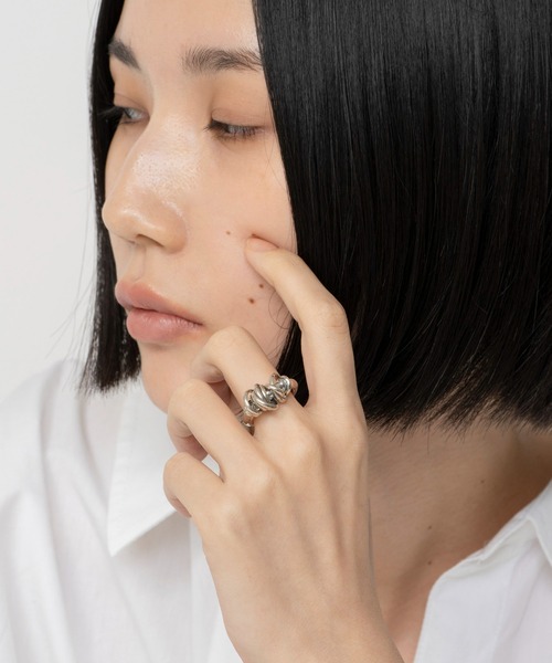 LAPUIS（ラピュイ）の「LAPUIS(ラピュイ)Coil Aroundリング（リング・レディース・ゴールド/シルバー/その他/ピンクゴールド/ゴールド系その他・13号/11号/9号/14号）」の18枚目の写真