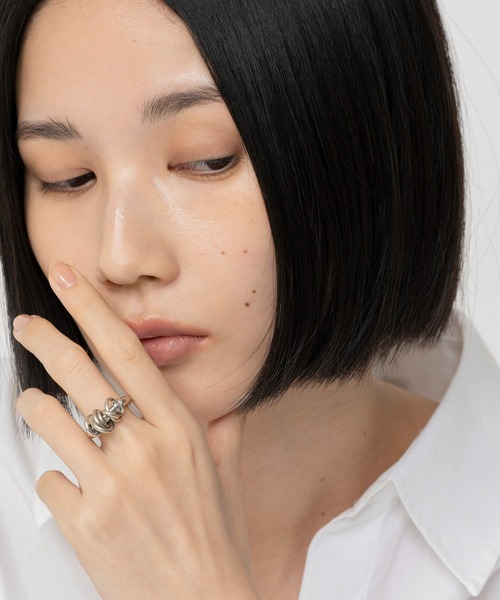 LAPUIS（ラピュイ）の「LAPUIS(ラピュイ)Coil Aroundリング（リング・レディース・ゴールド/シルバー/その他/ピンクゴールド/ゴールド系その他・13号/11号/9号/14号）」の17枚目の写真