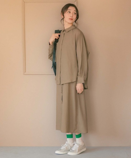 LEPSIM(レプシィム)の「撥水スクエアリュック 266595(バックパック/リュック・レディース・ブラック/ベージュ・FREE)」の4枚目の写真