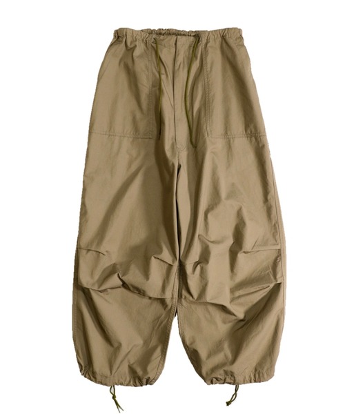 C.E.L.STORE（セルストア）の「MADE IN STANDARD / メイドインスタンダード FATIGUE OVER TROUSERS COTTON TYPEWRITER ファティーグオーバートラウザー（チノパンツ・メンズ・オリーブ/ブラック/カーキ・MEDIUM/LARGE）」の3枚目の写真