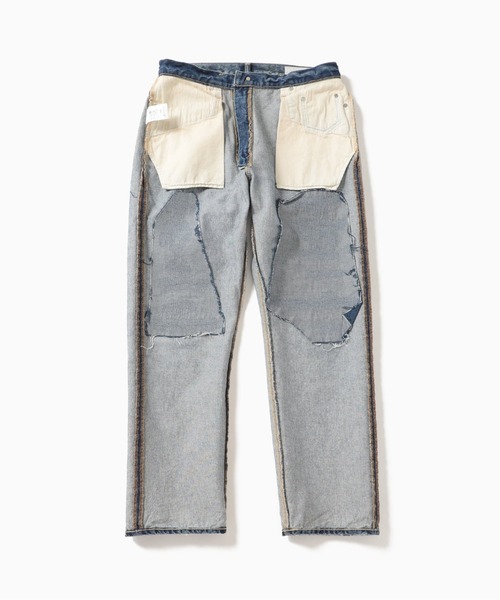 ［完売商品］EDIFICE オリジナルデニム（ストレートダメージ） セール】EDIFICE オリジナル デニム (ストレート ダメージ