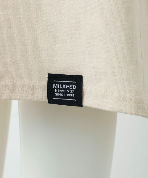 MILKFED.（ミルクフェド）の「LAYERED GATHERED DRESS（ワンピース・レディース・オフホワイト/ブラック/ライトグレー/ライトピンク・ONE SIZE）」の6枚目の写真