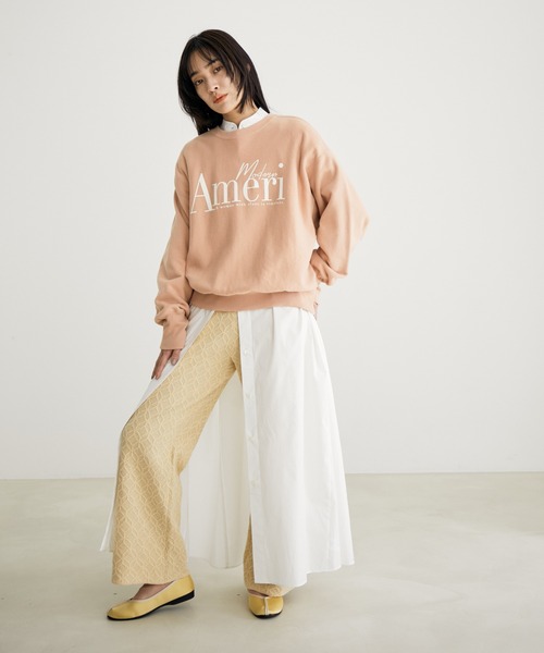 SALON adam et rope'（サロン アダム エ ロペ）の「フラットチャイナシューズ（パンプス・レディース・ブラック/イエロー/ライトグリーン・38/39/37）」の6枚目の写真