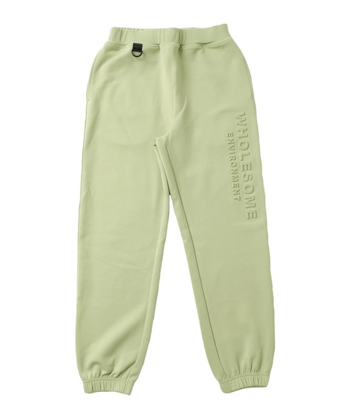 GLAZOS（グラソス）の「[ワイドテーパード]ダンボールニット・エンボスロゴパンツ【セットアップ対応】（スウェットパンツ・キッズ・ブラック/ライム/グレー・140cm/160cm/150cm/130cm/170cm）」の18枚目の写真