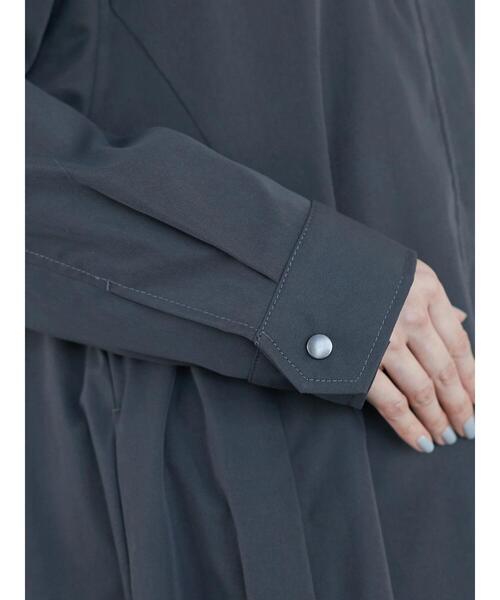 Green　Parks（グリーンパークス）の「【花粉防止】 Aラインコート（その他アウター・レディース・サックスブルー/ダークグレー・FREE）」の11枚目の写真