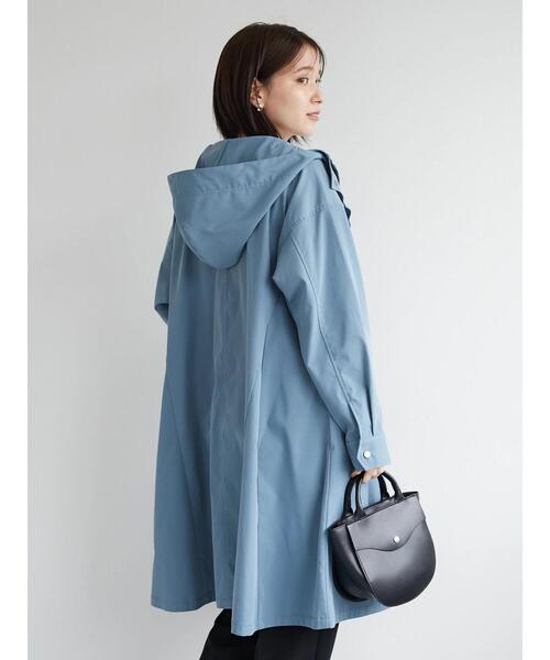 Green　Parks（グリーンパークス）の「【花粉防止】 Aラインコート（その他アウター・レディース・サックスブルー/ダークグレー・FREE）」の17枚目の写真