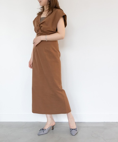 送料無料キャンペーン インナー付きノットデザインワンピース ワンピース Randa ランダ のファッション 驚きの価格が実現 Arenatheatre Net