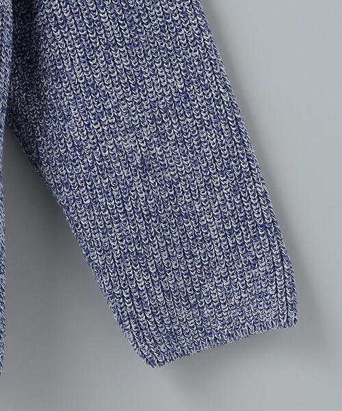 roku 6 ロク ニット 6（ロク）の「＜6(ROKU)＞COTON MOKU HALF ZIP KNIT/ニット（ニット
