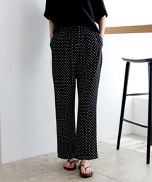 SLOBE IENA | PEドットイージーパンツ【ウエストゴム/手洗い可能】◆(その他パンツ)