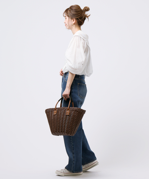 B.C STOCK(ベーセーストック)の「クロス刺繍ボイルブラウス◆(シャツ/ブラウス・レディース・ホワイト/ブラック/ホワイト系その他・FREE)」の15枚目の写真