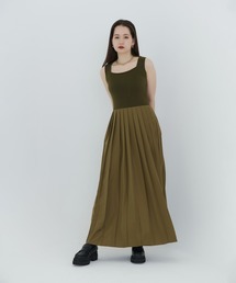 TINA：JOJUN（ティーナジョジュン）の「ドッキング プリーツワンピース TINA：JOJUN（ワンピース）」