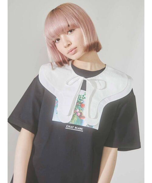 merry jenny（メリージェニー）の「蝶とお花の付け襟（付け襟・レディース・オフホワイト/ブラック・FREE）」の10枚目の写真