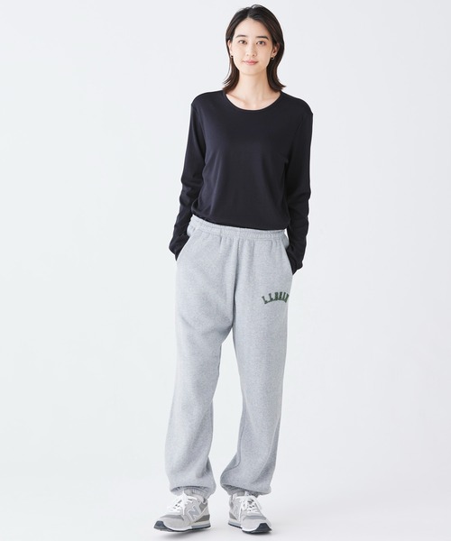 L.L.Bean(エルエルビーン)の「ピマ・コットン・ティ、長袖 クルーネック 米国フィット・レギュラー(Tシャツ/カットソー・レディース・ホワイト/ブラック/ミント/ダークネイビー/パープル・SMALL/MEDIUM/LARGE/X-SMALL)」の12枚目の写真