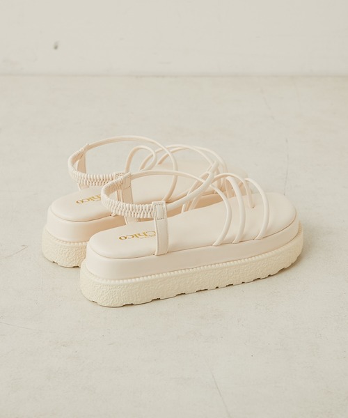 Chico（チコ）の「フラットサンダル（サンダル・レディース・ブラック・LARGE）」の4枚目の写真