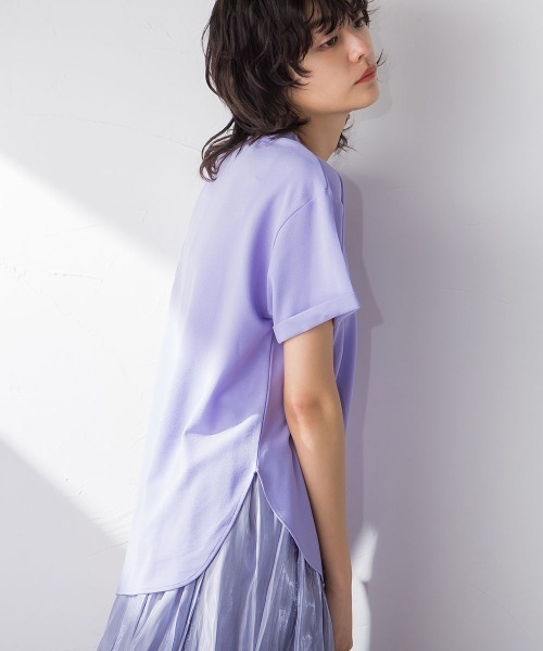 ジョーゼットロゴTシャツ≪洗濯機で洗える≫