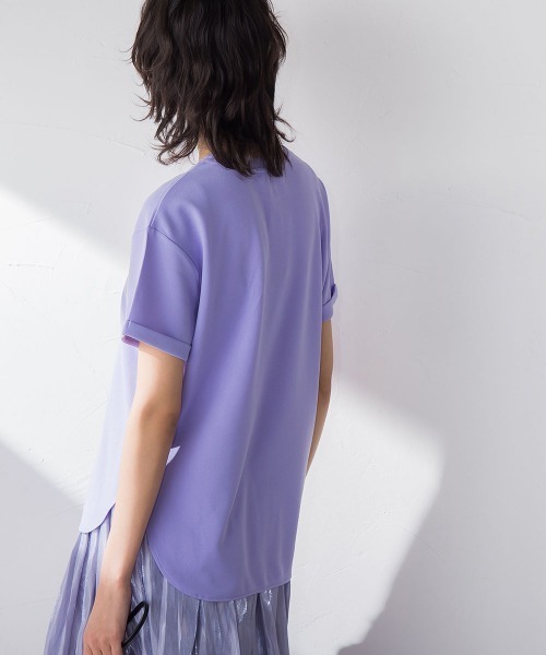ジョーゼットロゴTシャツ≪洗濯機で洗える≫
