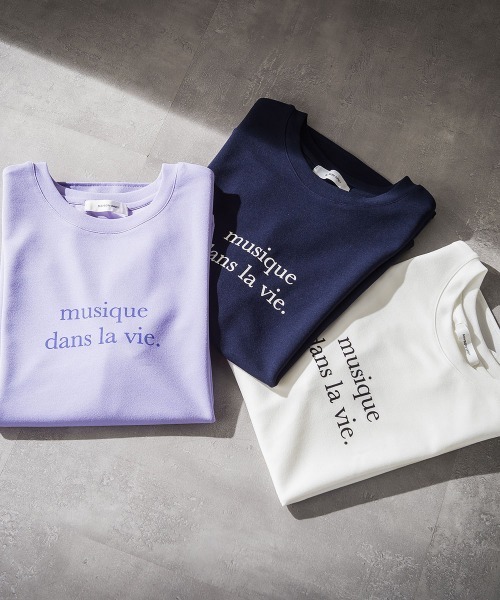 ジョーゼットロゴTシャツ≪洗濯機で洗える≫